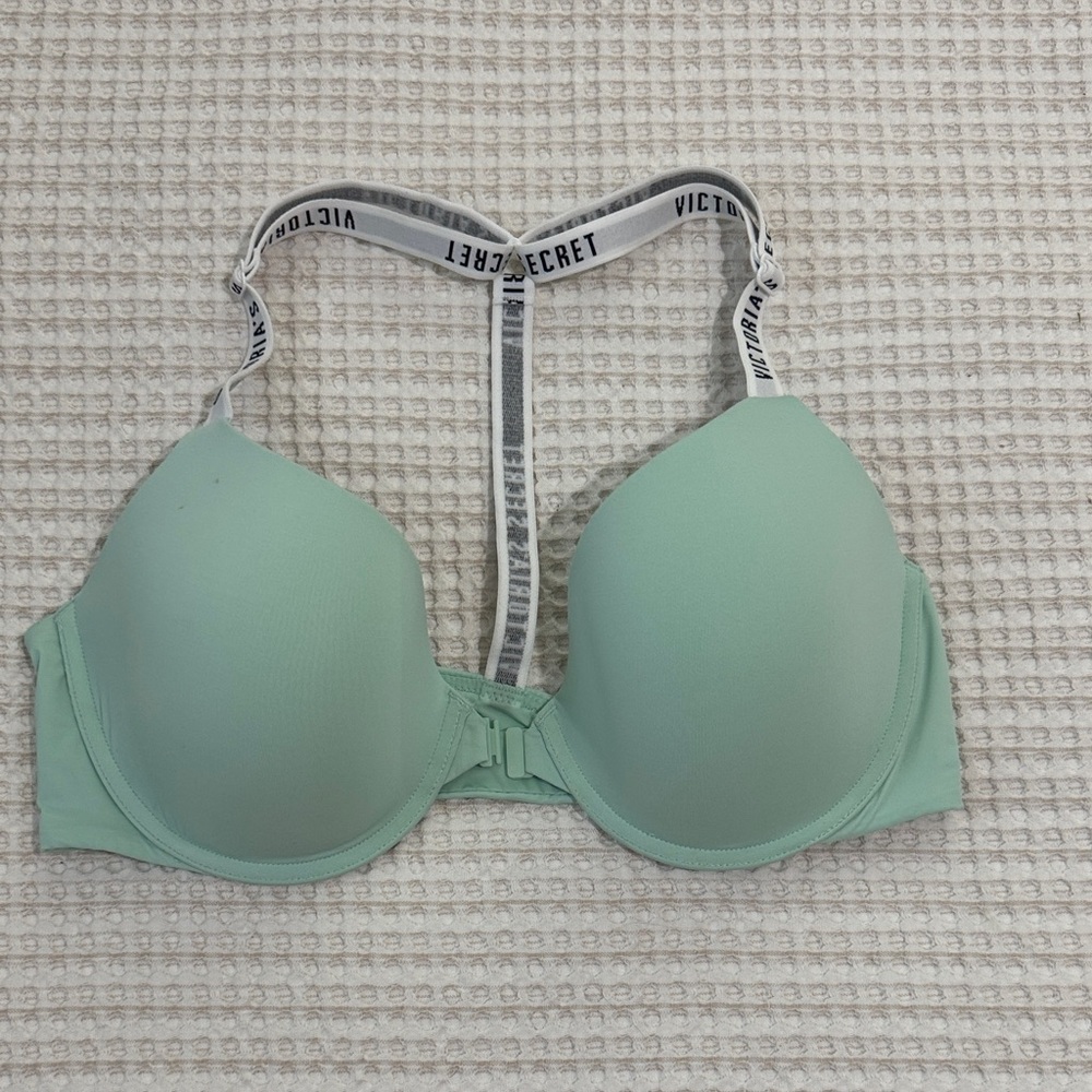Victoria's Secret Seafoam Green Racerback T-Back Bra
